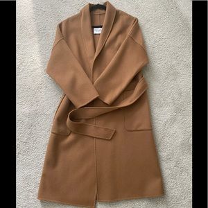 QUAINT ICONIC DION ROBE COAT - TOFFEE